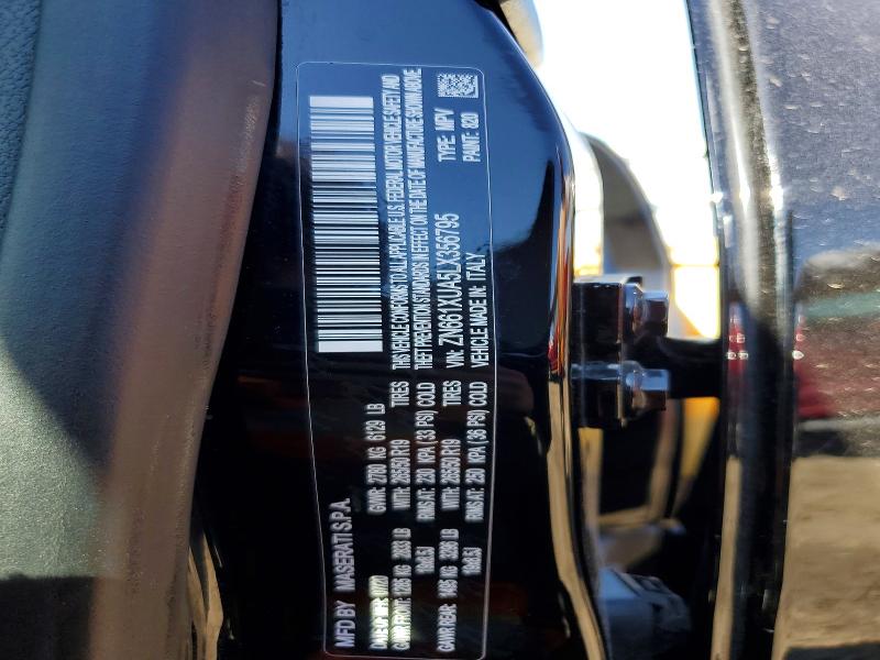 Продажа на аукционе авто 2020 Maserati Levante, vin: ZN661XUA5LX356795, номер лота: 50829166