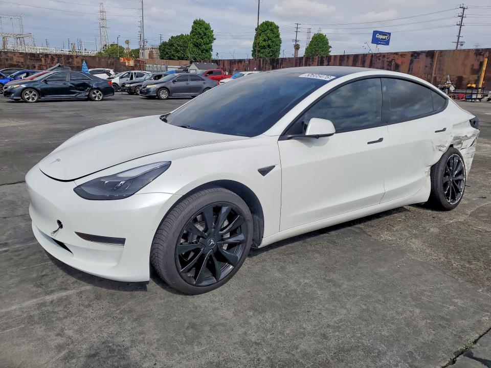 50805476 :رقم المزاد ، 5YJ3E1EA0MF053617 vin ، 2021 Tesla Model 3 مزاد بيع