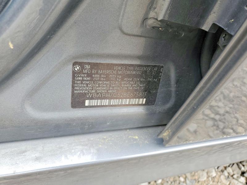 49102656 :رقم المزاد ، WBAPH7C52BE675813 vin ، 2011 Bmw 328 مزاد بيع