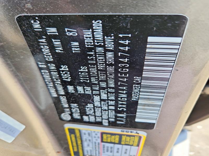 2014 Kia Optima მანქანა იყიდება აუქციონზე, vin: 5XXGM4A74EG347441, აუქციონის ნომერი: 49685396