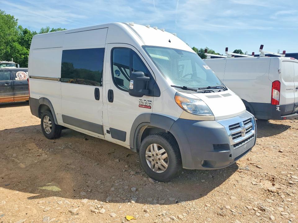 47412376 :رقم المزاد ، 3C6TRVBG3HE528989 vin ، 2017 Ram Promaster 1500 مزاد بيع