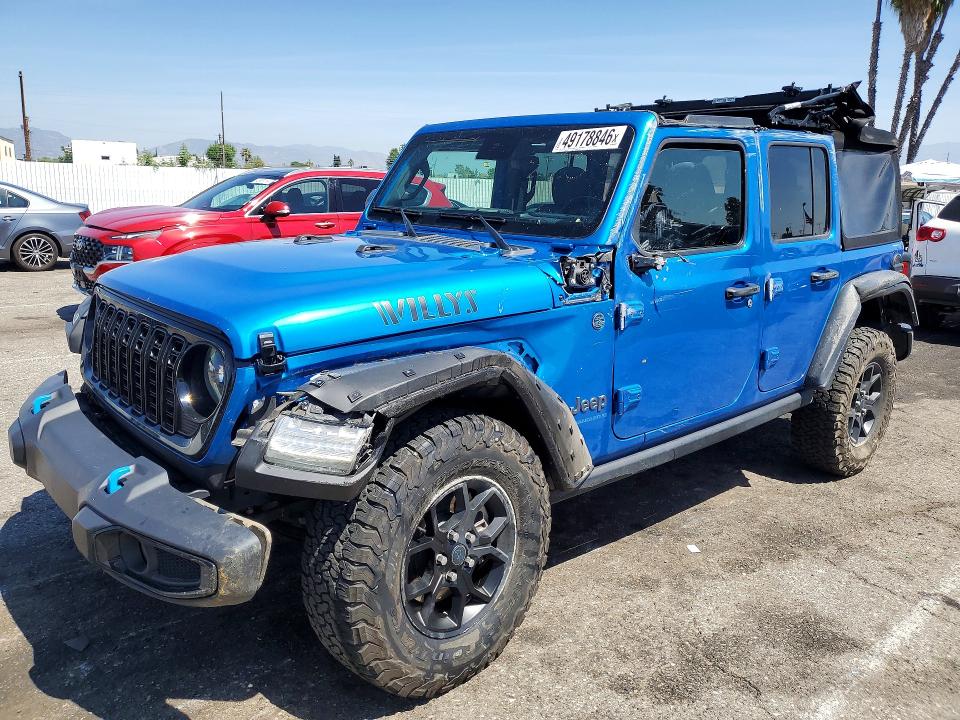 2024 Jeep Wrangler მანქანა იყიდება აუქციონზე, vin: 1C4RJXN60RW194775, აუქციონის ნომერი: 49178846