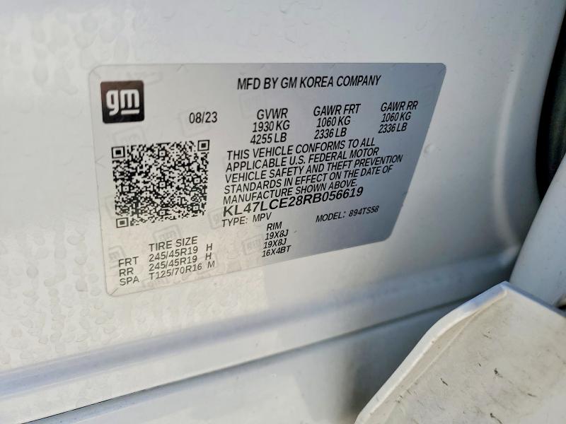 Aukcja sprzedaży 2024 Buick Envista, vin: KL47LCE28RB056619, numer aukcji: 50920336