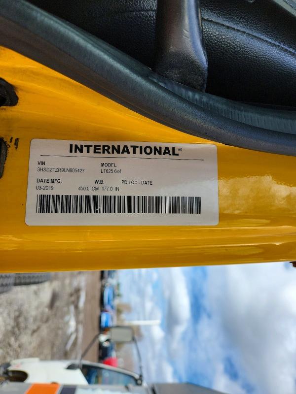 51826046 :رقم المزاد ، 3HSDZTZR9LN805427 vin ، 2020 International Lt625 مزاد بيع