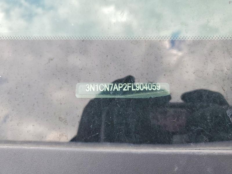 2015 Nissan Versa მანქანა იყიდება აუქციონზე, vin: 3N1CN7AP2FL904059, აუქციონის ნომერი: 50730856
