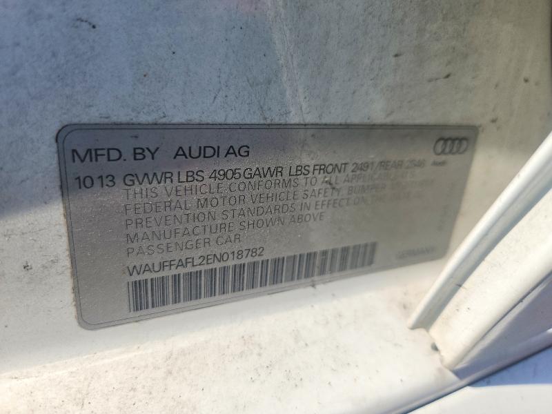 Aukcja sprzedaży 2014 Audi A4, vin: WAUFFAFL2EN018782, numer aukcji: 50263866