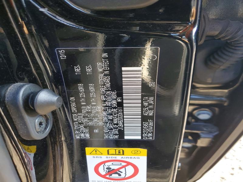 Aukcja sprzedaży 2016 Lexus Nx 200t, vin: JTJBARBZ0G2061611, numer aukcji: 50769636