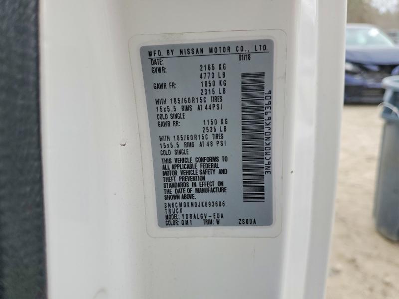 Продажа на аукционе авто 2018 Nissan Nv200, vin: 3N6CM0KN0JK693606, номер лота: 53125836