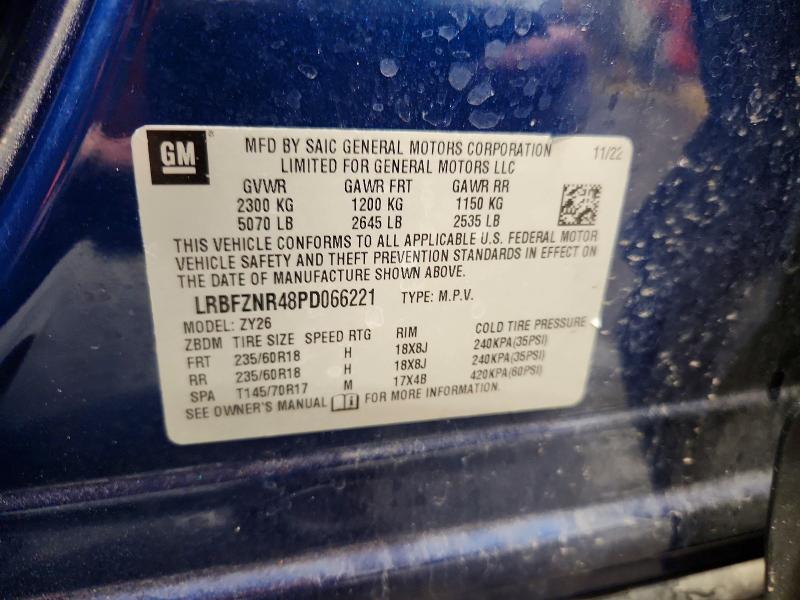 Продаж на аукціоні авто 2023 Buick Envision, vin: LRBFZNR48PD066221, номер лоту: 49534536