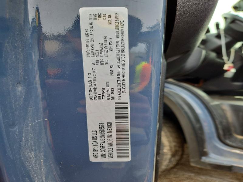 55204126 :رقم المزاد ، 3C6FRVJG6ME503528 vin ، 2021 Ram Promaster 3500 مزاد بيع