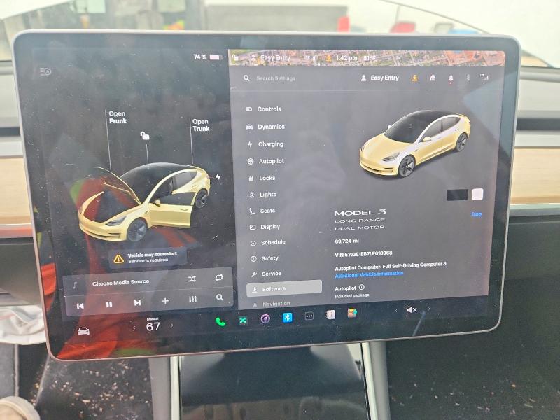 Продажа на аукционе авто 2020 Tesla Model 3, vin: 5YJ3E1EB7LF618968, номер лота: 51340606