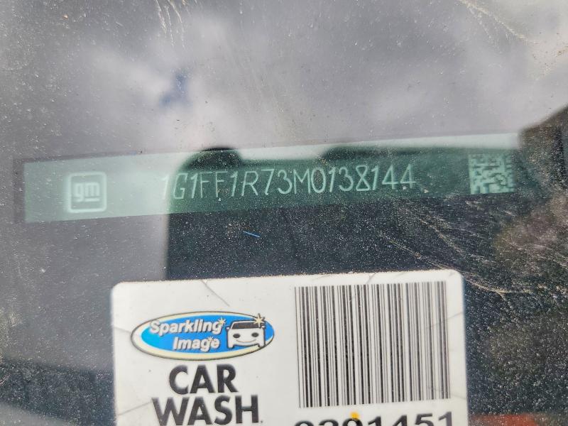 49724666 :رقم المزاد ، 1G1FF1R73M0138144 vin ، 2021 Chevrolet Camaro مزاد بيع