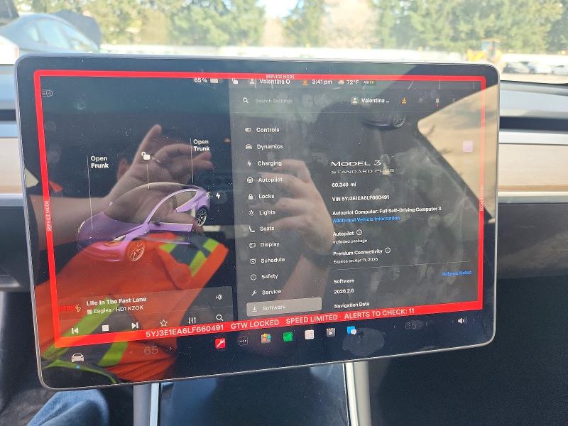 48689566 :رقم المزاد ، 5YJ3E1EA6LF660491 vin ، 2020 Tesla Model 3 مزاد بيع