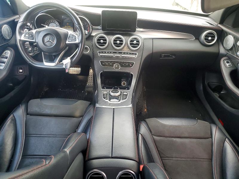 48966176 :رقم المزاد ، 55SWF6EB0HU224371 vin ، 2017 Mercedes-benz C مزاد بيع
