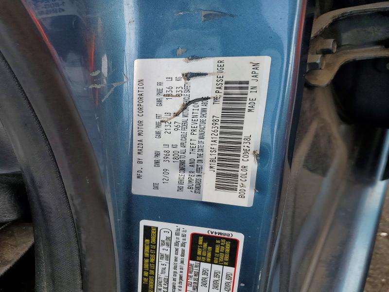 Aukcja sprzedaży 2010 Mazda 3, vin: JM1BL1SF1A1263987, numer aukcji: 51689576