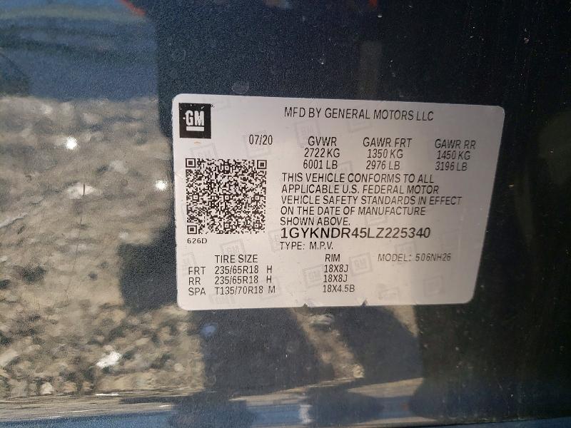 Продаж на аукціоні авто 2020 Cadillac Xt5, vin: 1GYKNDR45LZ225340, номер лоту: 50652576