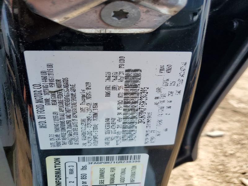 Продаж на аукціоні авто 2016 Ford Fusion, vin: 3FA6P0H71GR238396, номер лоту: 50134326