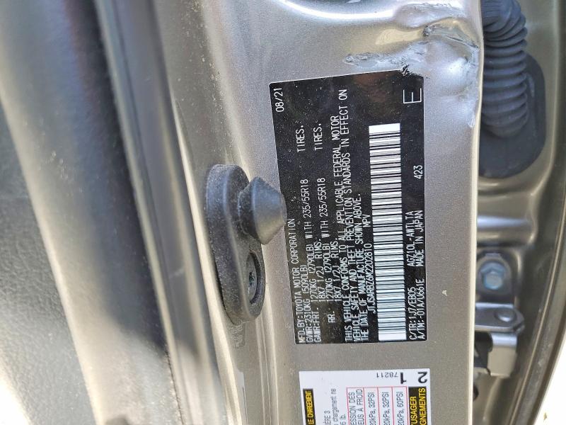 Aukcja sprzedaży 2021 Lexus Nx 300, vin: JTJSARBZ6M2202810, numer aukcji: 50977076