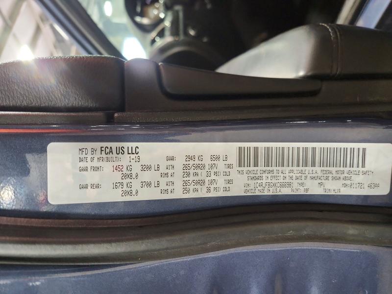 Aukcja sprzedaży 2019 Jeep Grand Cherokee, vin: 1C4RJFBGXKC666981, numer aukcji: 50909476