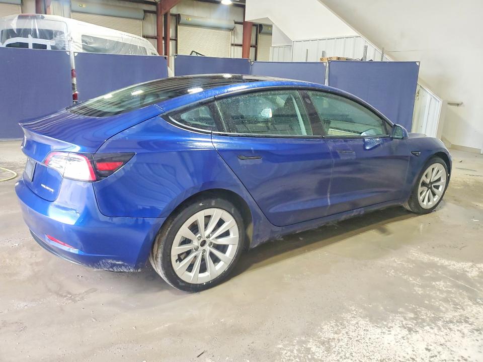 50345186 :رقم المزاد ، 5YJ3E1EB5NF289755 vin ، 2022 Tesla Model 3 مزاد بيع