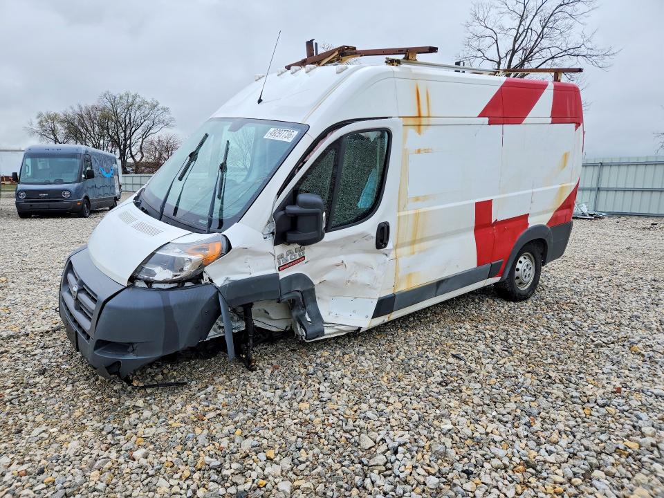 49297736 :رقم المزاد ، 3C6TRVBG0HE551629 vin ، 2017 Ram Promaster 1500 مزاد بيع