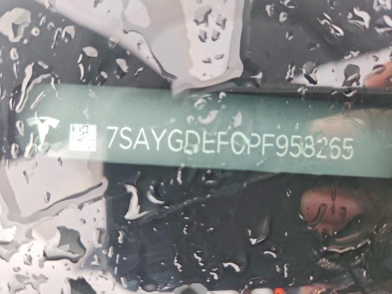 Aukcja sprzedaży 2023 Tesla Model Y, vin: 7SAYGDEF0PF958265, numer aukcji: 49671116