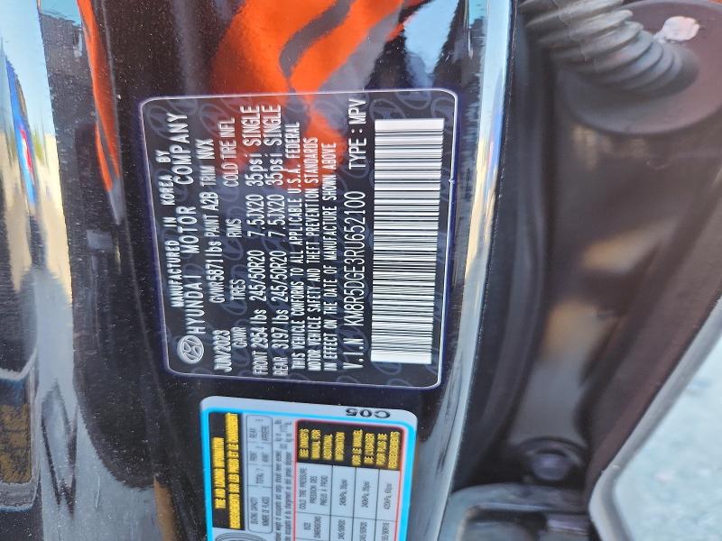 49141466 :رقم المزاد ، KM8R5DGE3RU652100 vin ، 2024 Hyundai Palisade مزاد بيع