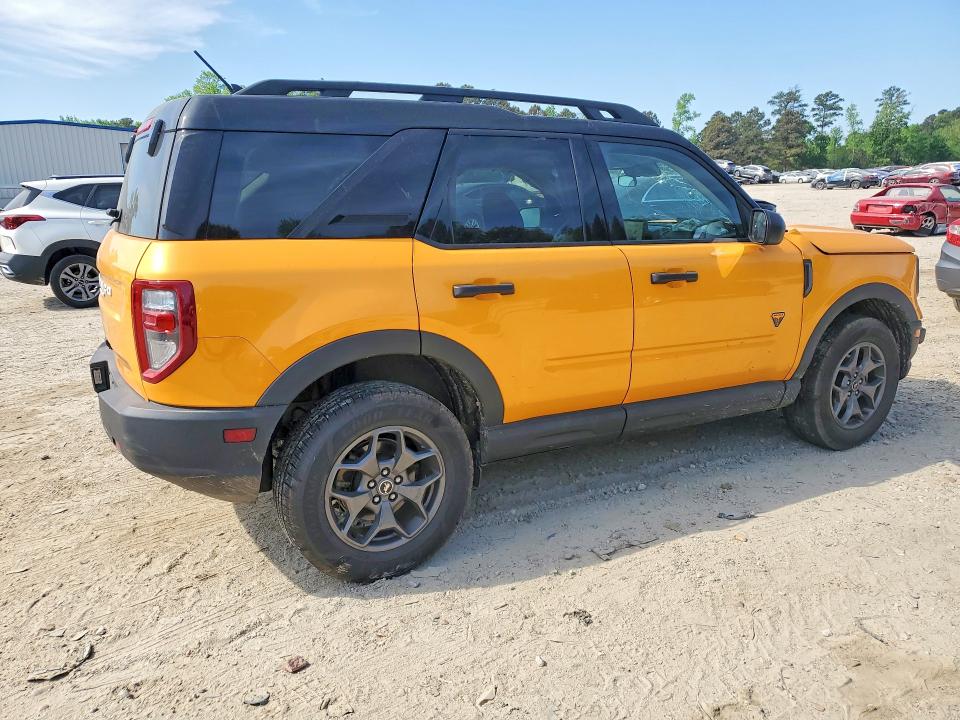 49995846 :رقم المزاد ، 3FMCR9D97MRB33758 vin ، 2021 Ford Bronco Sport مزاد بيع