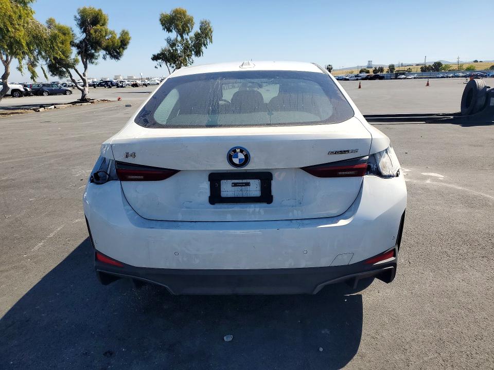 2024 Bmw I4 მანქანა იყიდება აუქციონზე, vin: WBY43AW08RFS74593, აუქციონის ნომერი: 48697716