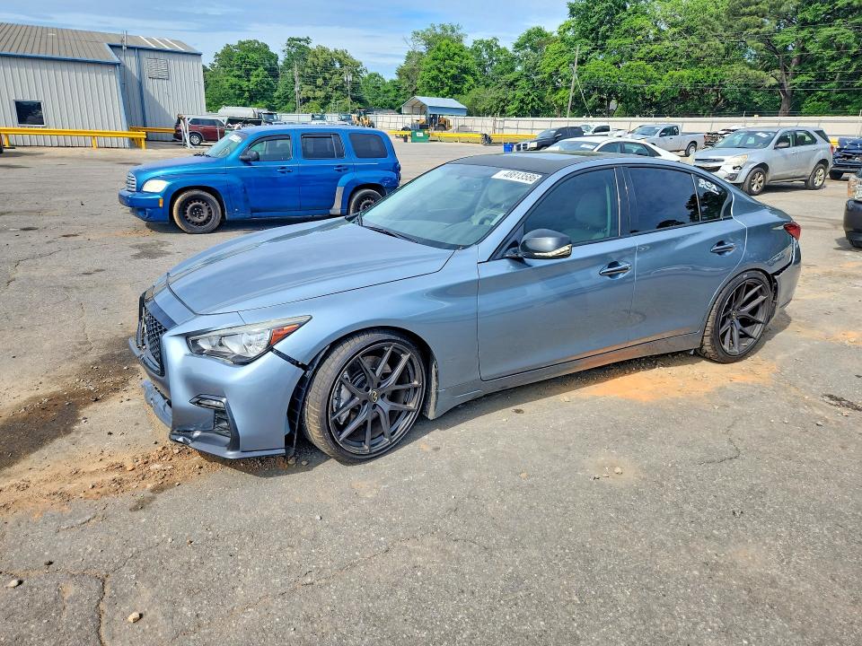 48813586 :رقم المزاد ، JN1EV7AP0JM357526 vin ، 2018 Infiniti Q50 مزاد بيع