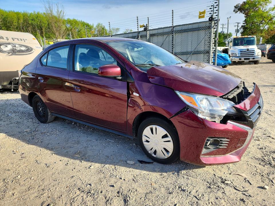 Продаж на аукціоні авто 2021 Mitsubishi Mirage, vin: ML32FUFJ9MHF03280, номер лоту: 49003546