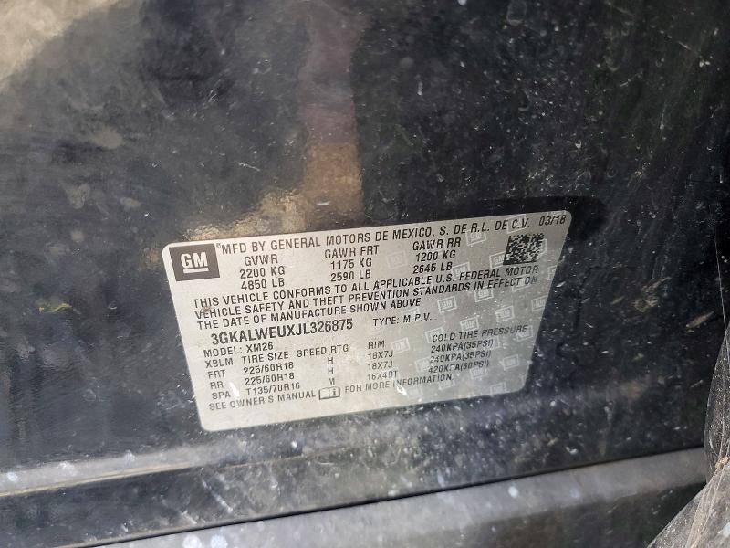 Продажа на аукционе авто 2018 Gmc Terrain, vin: 3GKALWEUXJL326875, номер лота: 50256746