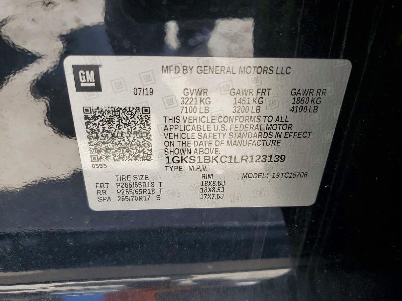 Продажа на аукционе авто 2020 Gmc Yukon, vin: 1GKS1BKC1LR123139, номер лота: 50320336