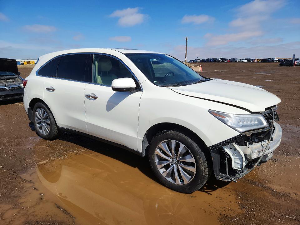 49728876 :رقم المزاد ، 5FRYD4H64GB505556 vin ، 2016 Acura Mdx 4dr 4wd مزاد بيع