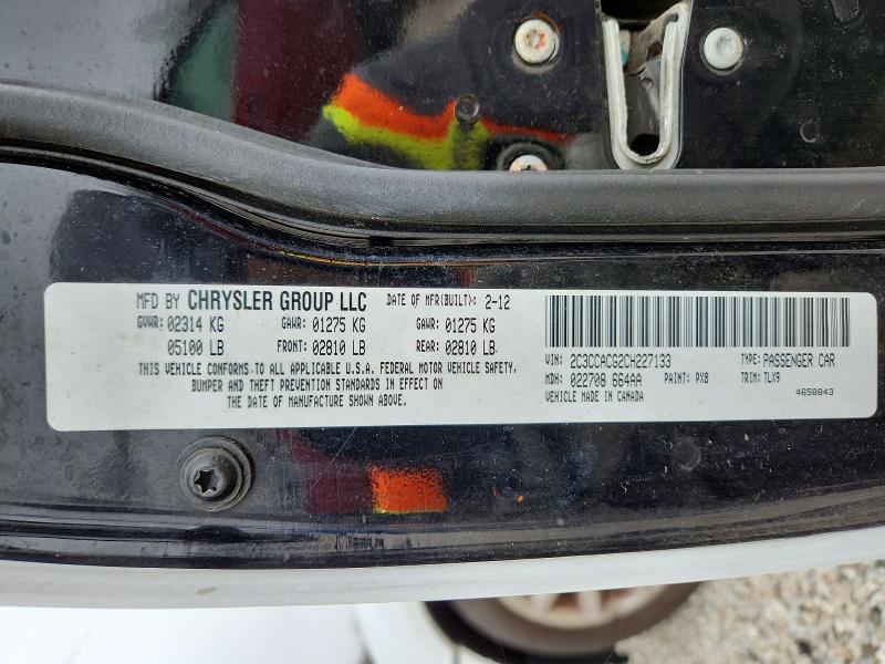 Продаж на аукціоні авто 2012 Chrysler 300, vin: 2C3CCACG2CH227133, номер лоту: 48426136