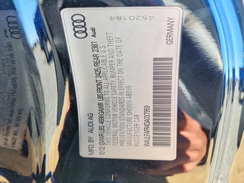 Продажа на аукционе авто 2013 Audi A5, vin: WAULFAFR4DA037959, номер лота: 48425836