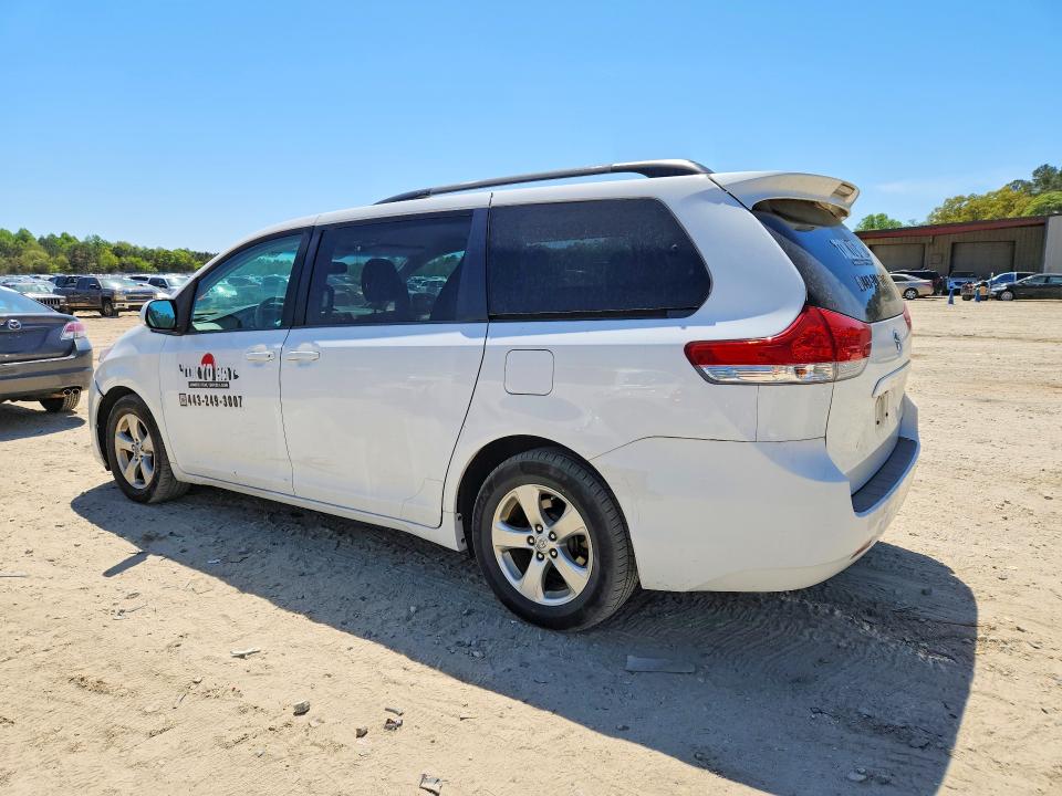 Aukcja sprzedaży 2013 Toyota Sienna, vin: 5TDKK3DC0DS393199, numer aukcji: 50398646