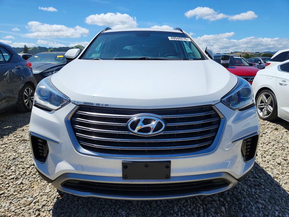 Auction sale of the 2017 Hyundai Santa Fe, vin: KM8SMDHF0HU191299, lot number: 49940276