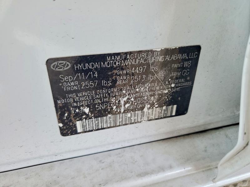 50562836 :رقم المزاد ، 5NPE24AF2FH083842 vin ، 2015 Hyundai Sonata مزاد بيع