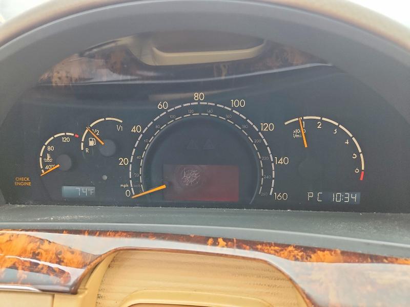 Aukcja sprzedaży 2003 Mercedes-benz S, vin: WDBNG75J23A344583, numer aukcji: 50100196