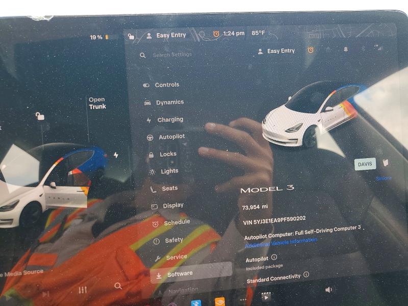 Aukcja sprzedaży 2023 Tesla Model 3, vin: 5YJ3E1EA9PF590202, numer aukcji: 46638106
