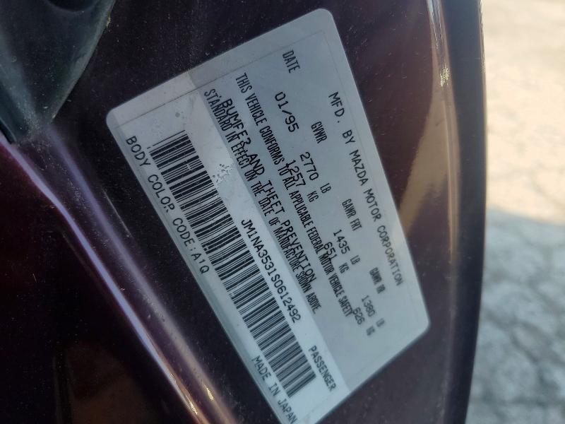 Aukcja sprzedaży 1995 Mazda Mx-5 Miata, vin: JM1NA3531S0612492, numer aukcji: 50668026