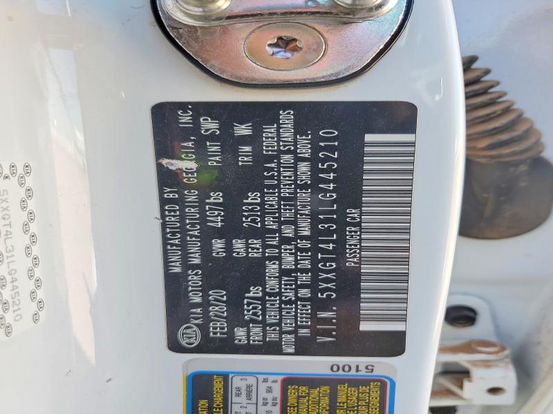 Продаж на аукціоні авто 2020 Kia Optima, vin: 5XXGT4L31LG445210, номер лоту: 50510306