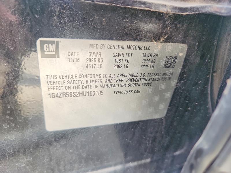 Продажа на аукционе авто 2017 Buick Lacrosse, vin: 1G4ZR5SS2HU165105, номер лота: 48614596