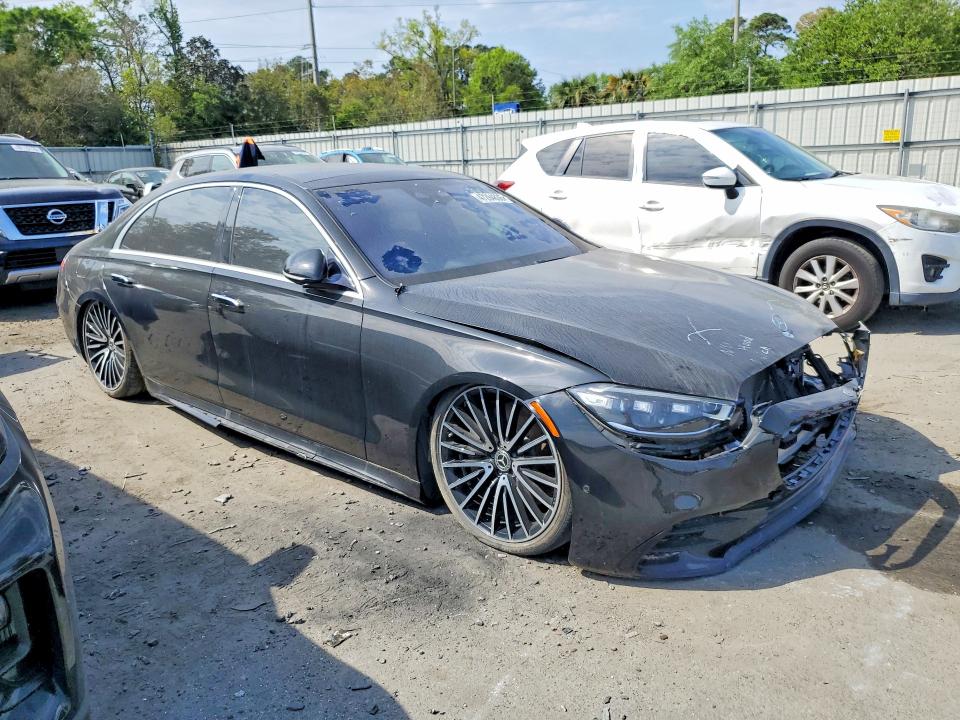 2022 Mercedes Benz S მანქანა იყიდება აუქციონზე, vin: W1K6G6DB3NA157811, აუქციონის ნომერი: 47264836