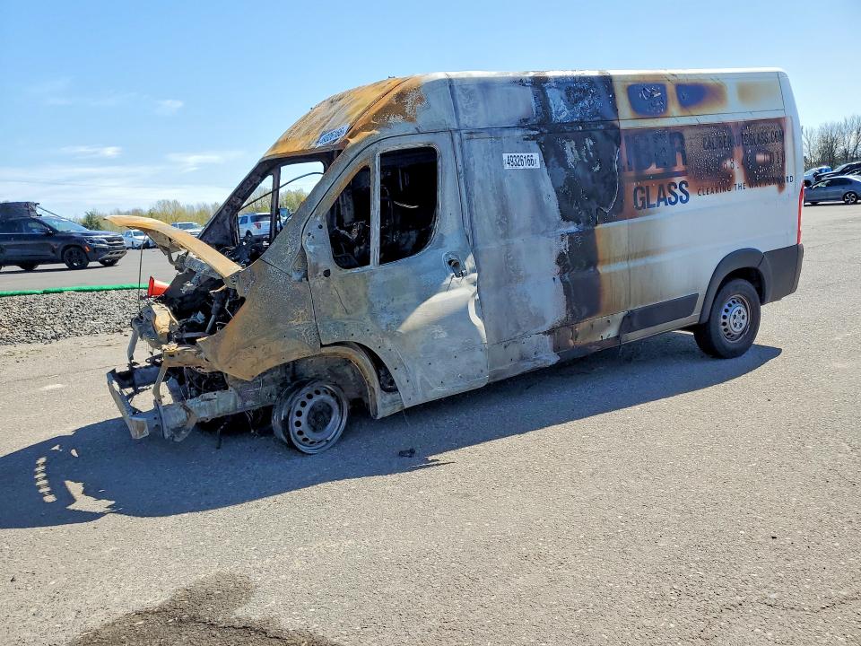 49326166 :رقم المزاد ، 3C6LRVDG8RE102035 vin ، 2024 Ram Promaster 2500 مزاد بيع