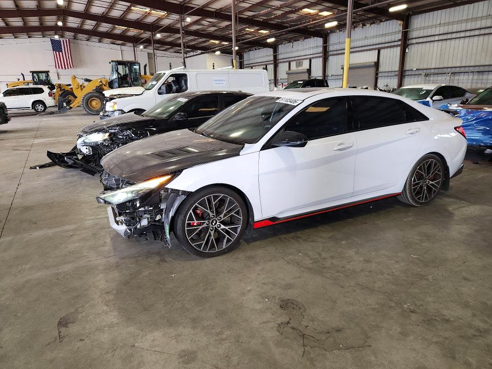 51103406 :رقم المزاد ، KMHLW4AK5NU004382 vin ، 2022 Hyundai Elantra N مزاد بيع