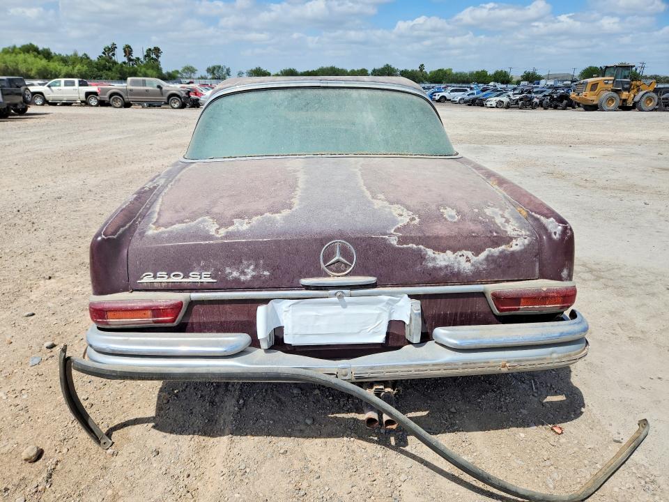 Aukcja sprzedaży 1967 Mercedes-benz 250se, vin: 11102112083141, numer aukcji: 48426886
