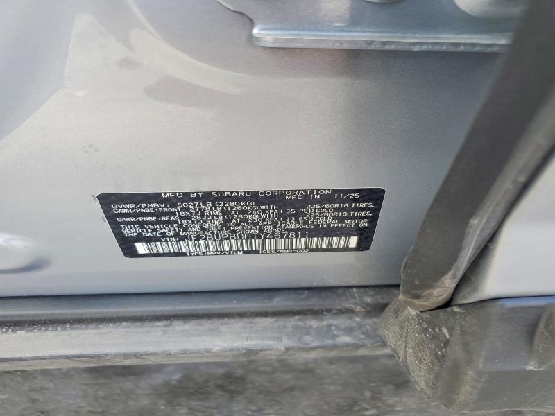 Продаж на аукціоні авто 2026 Subaru Outback, vin: JF2BUPBD6TY467811, номер лоту: 48842666