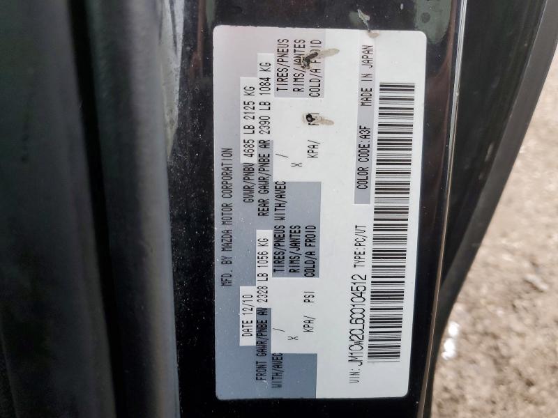 Aukcja sprzedaży 2012 Mazda 5, vin: JM1CW2CL6C0104512, numer aukcji: 49837426